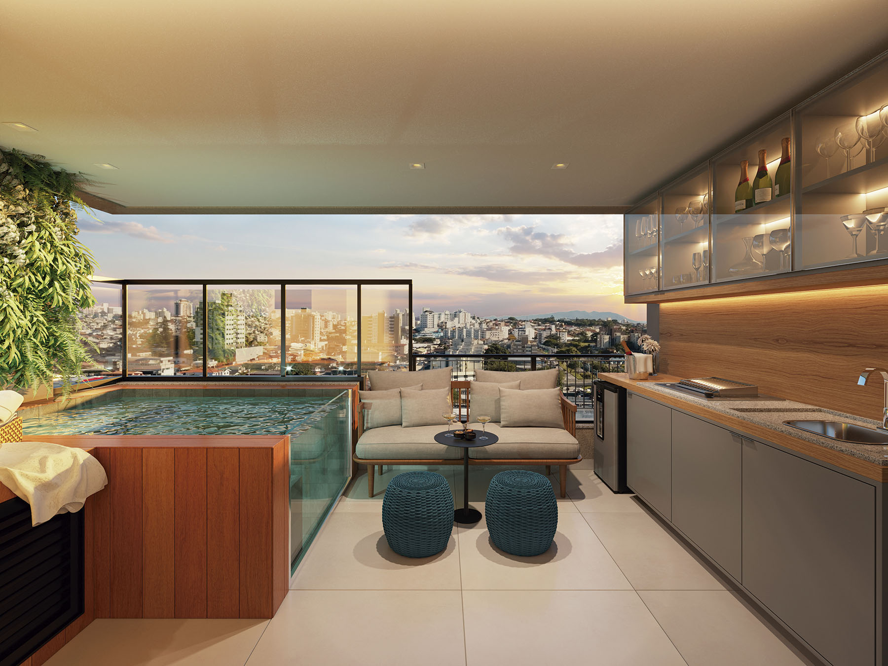 Empreendimento Azure Compact Life, com unidades de a partir de 50m².